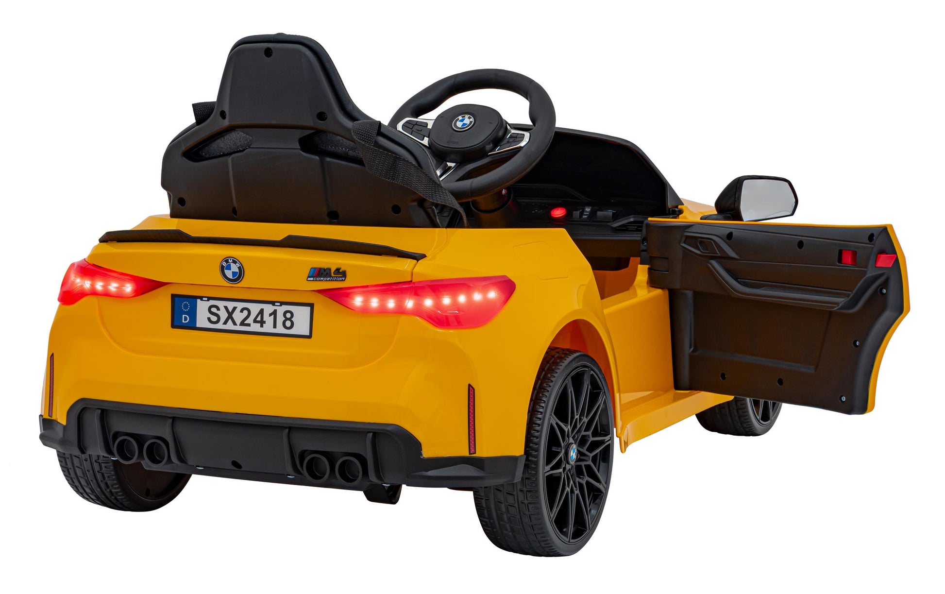 Licencirani auto na akumulator BMW M4 - žuti