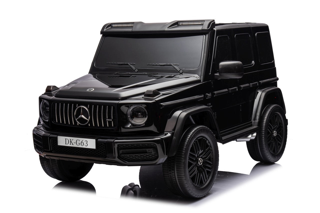 Licencirani auto na akumulator Mercedes Benz G63 AMG XXL 4x4 - dvosjed - crni