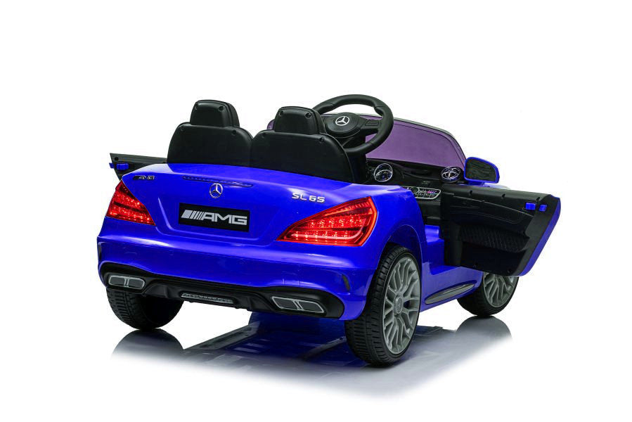 Licencirani auto na akumulator Mercedes SL65 S LCD - plavi/lakirani