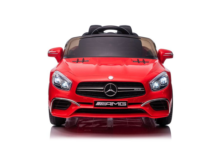 Licencirani auto na akumulator Mercedes SL65 S LCD - crveni/lakirani