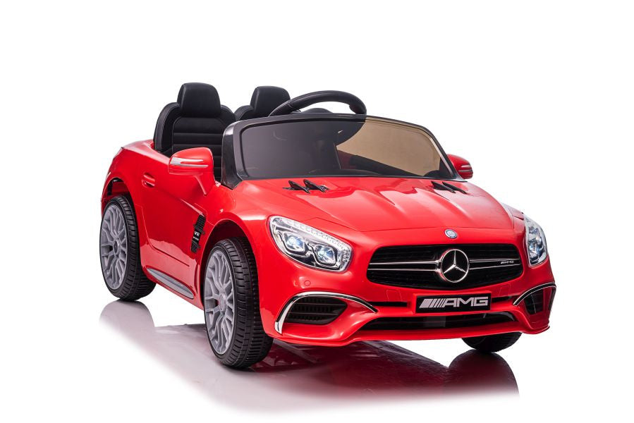 Licencirani auto na akumulator Mercedes SL65 S LCD - crveni/lakirani