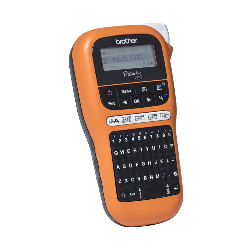 Brother PT-E110VP pisač za naljepnice Izravno toplinski Boja 180 x 180 DPI 20 mm/s TZe QWERTY