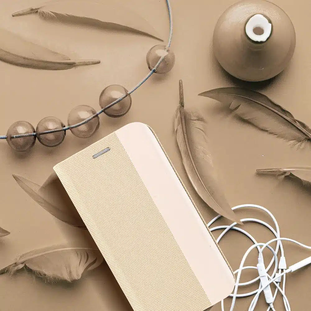SENSITIVE Book flipové pouzdro pro XIAOMI Redmi NOTE 12 4G zlaté