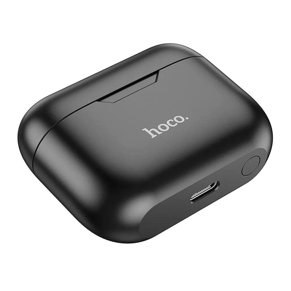 HOCO bezdrátová/bluetooth stereo sluchátka TWS Full True EW34 černá