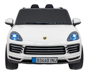 Licencirani auto na akumulator Porsche Cayenne S - bijeli/lakirani