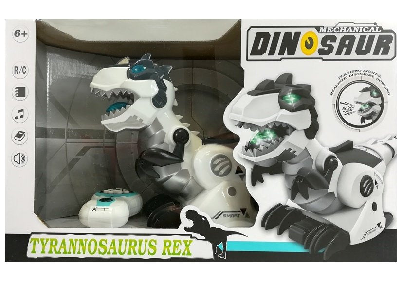 Dinosaur na daljinsko upravljanje sa zvučnim efektima - bijeli