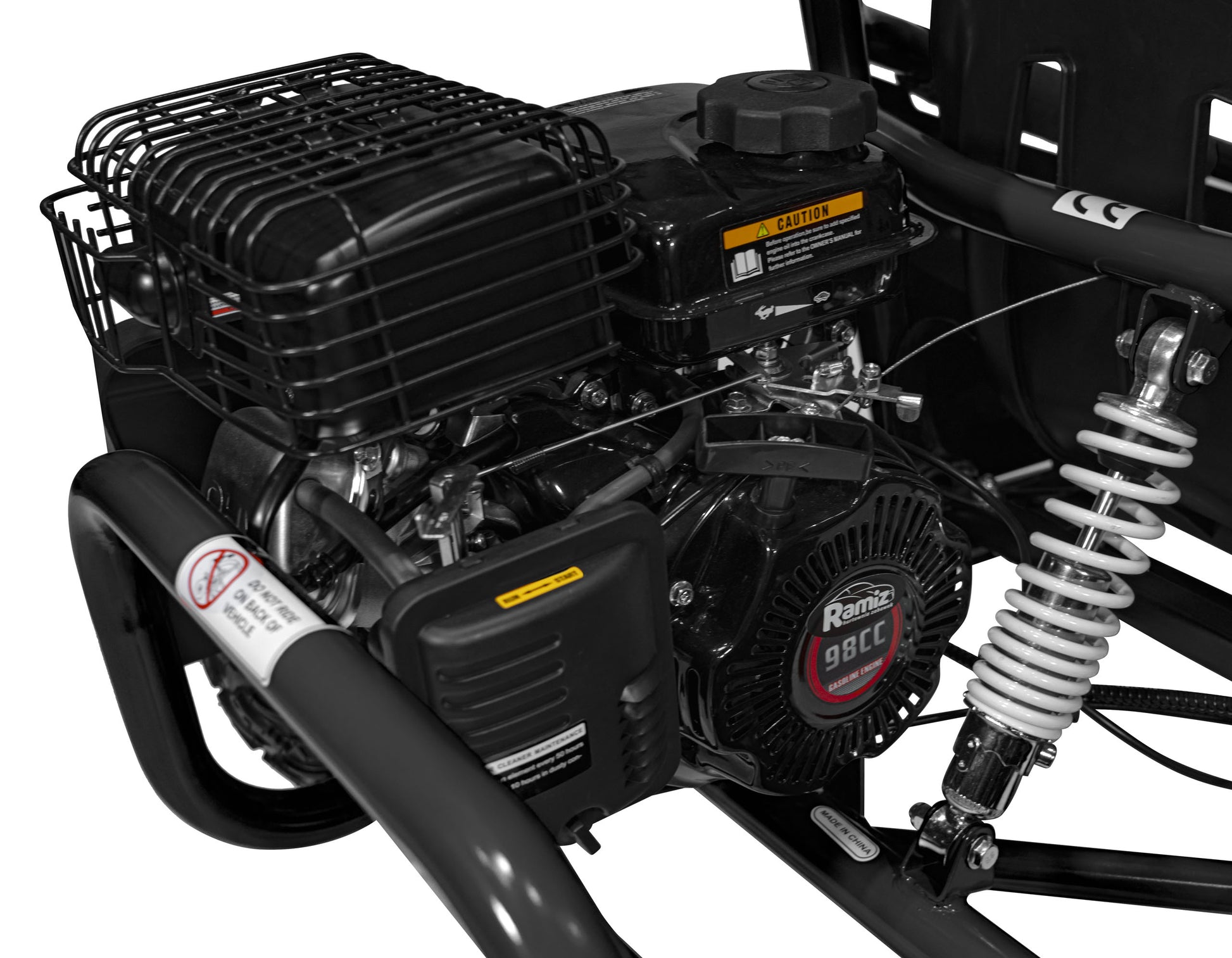 Buggy na benzin MUD MONSTER Combustion - crni