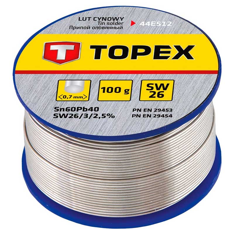 Žica za lemljenje 60% 0,7mm Topex