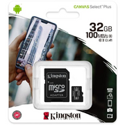 Kingston Technology Canvas Select Plus 32 GB MicroSDHC UHS-I 10.razred