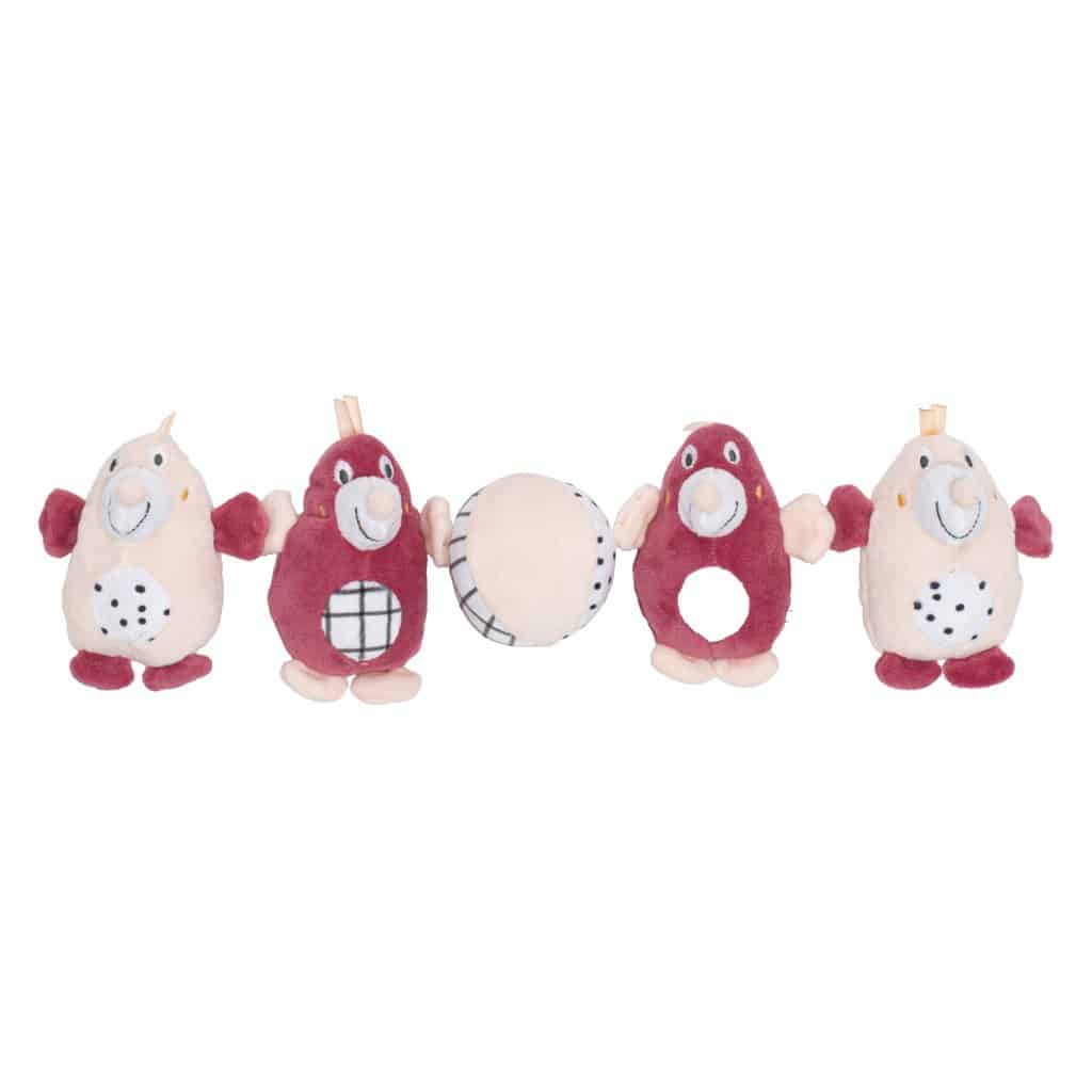 Baby Mix glazbeni vrtuljak Moles pink