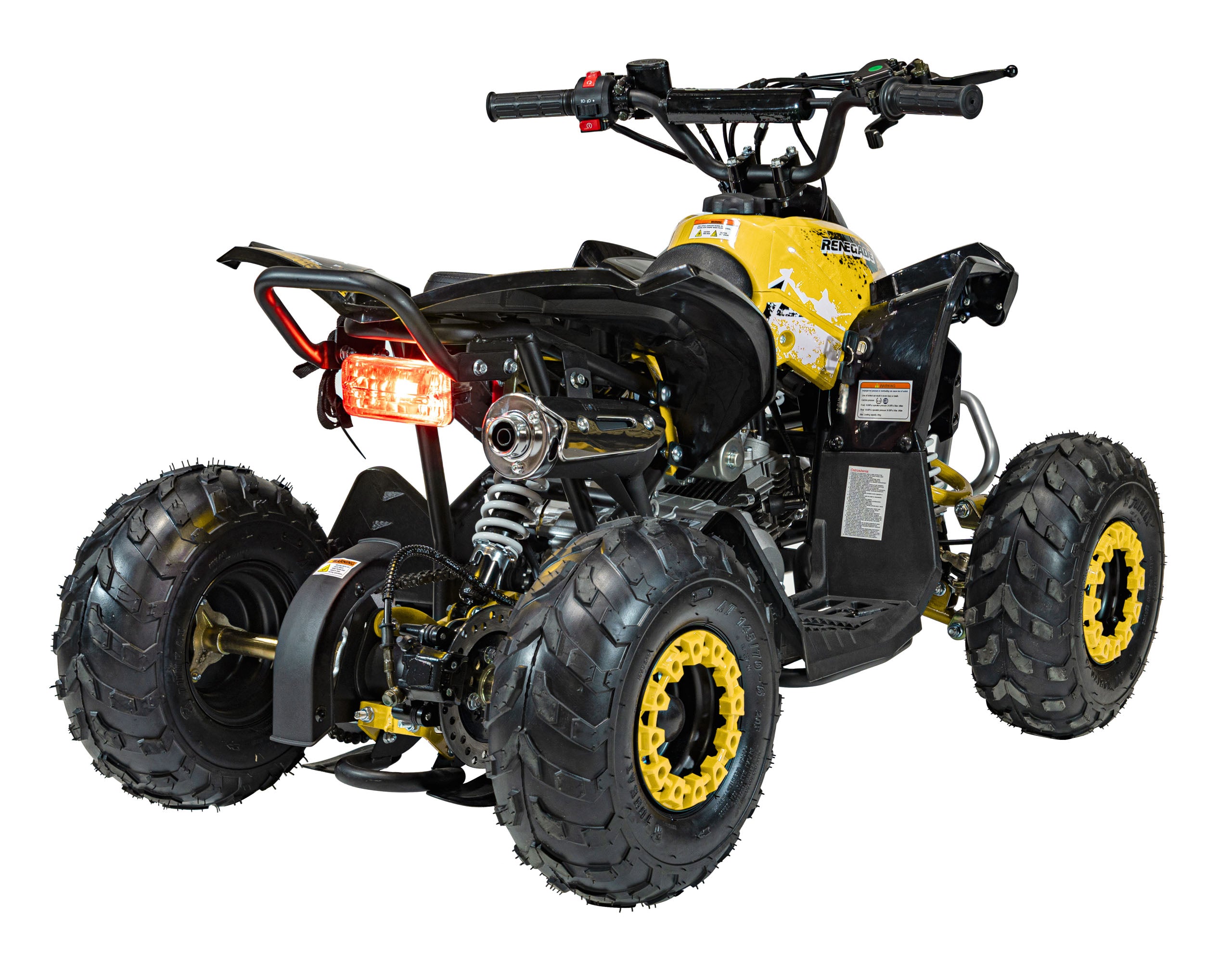 Quad na benzin RENEGADE HighPer 110CC Combustion - žuti