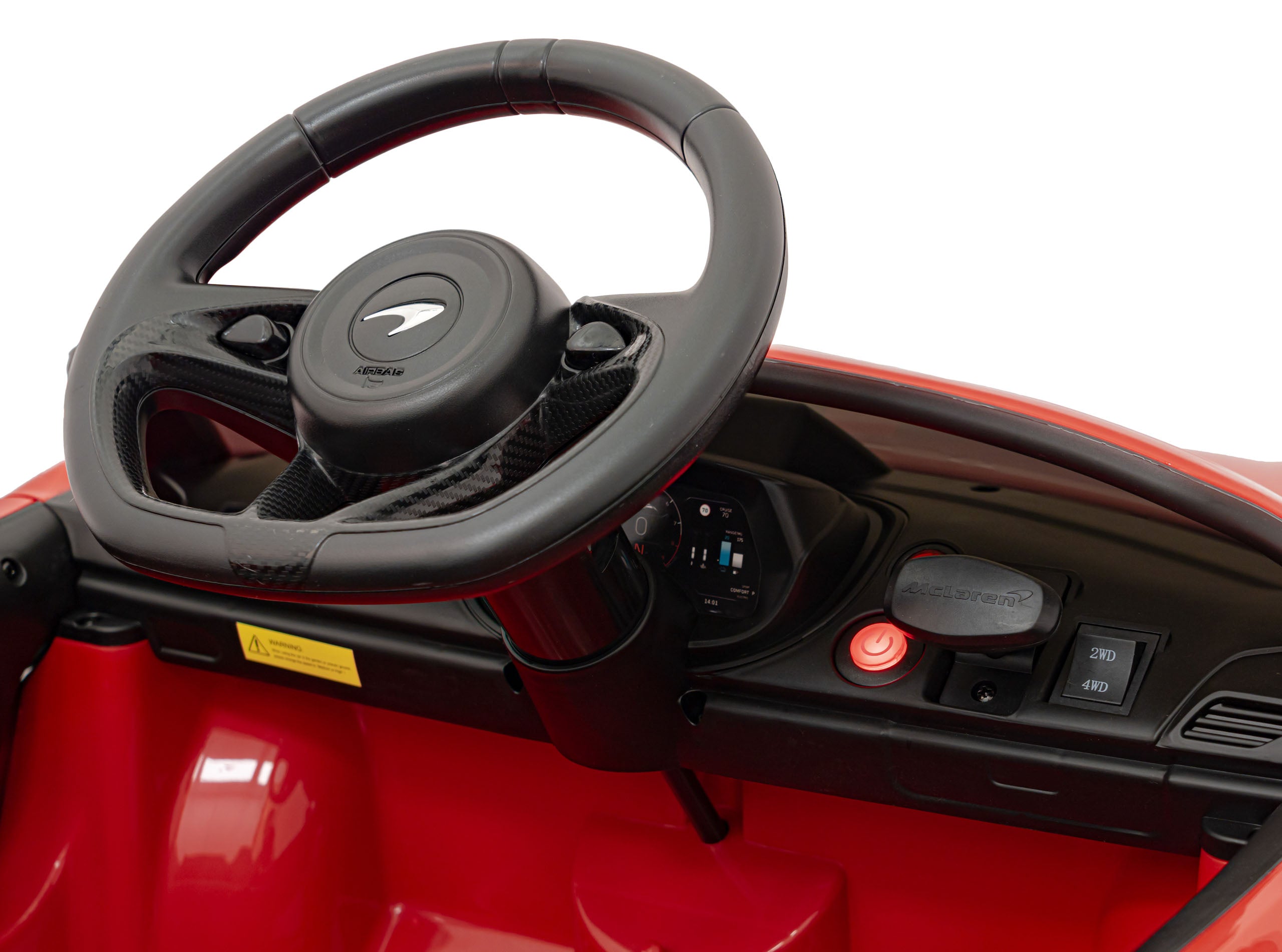 Licencirani auto na akumulator Mclaren Artura - crveni