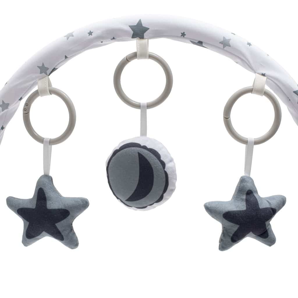 Baby Mix ležaljka grey stars (do 18kg)