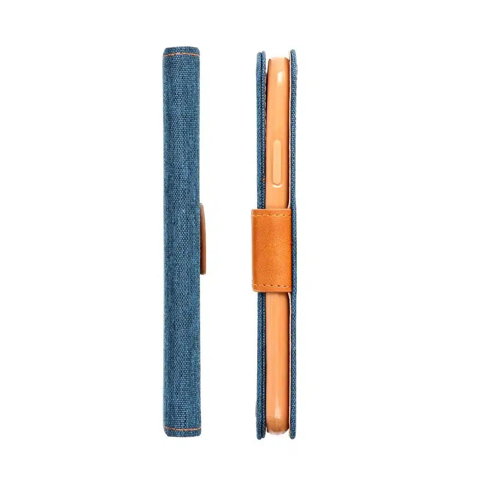 CANVAS Book case, skládací pouzdro pro XIAOMI Redmi NOTE 13 5G, tmavě modrá