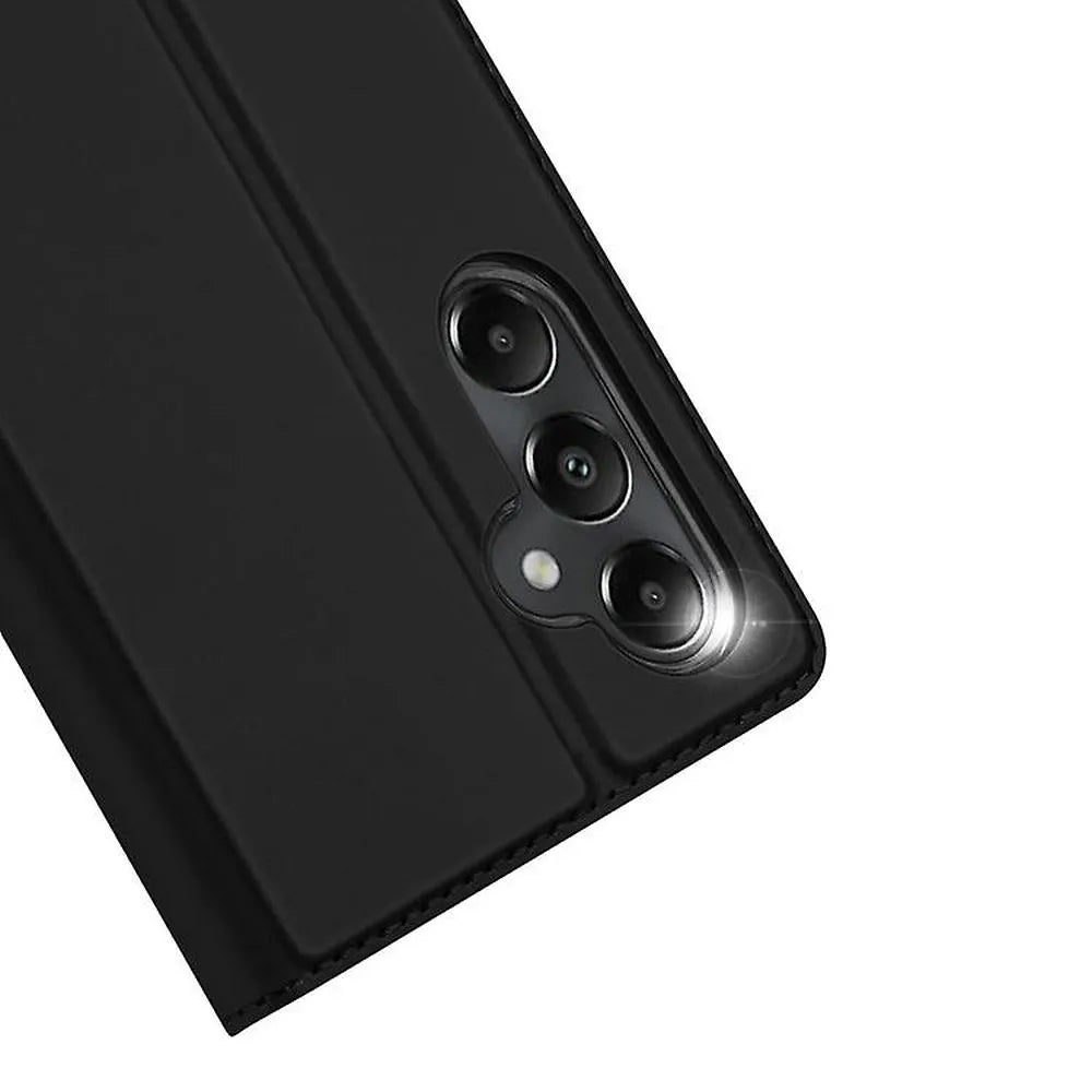 DUX DUCIS Skin Pro – hladké kožené pouzdro pro SAMSUNG GALAXY A05s černé