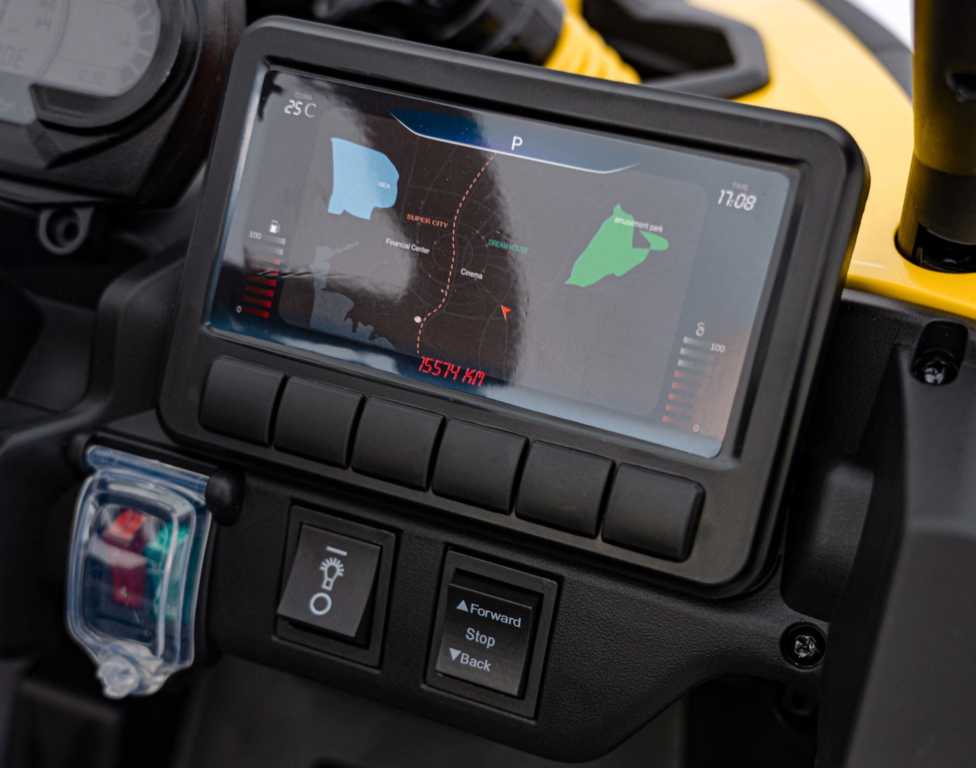 Buggy na akumulator ATV CAN-AM Maverick 4×4 – žuti