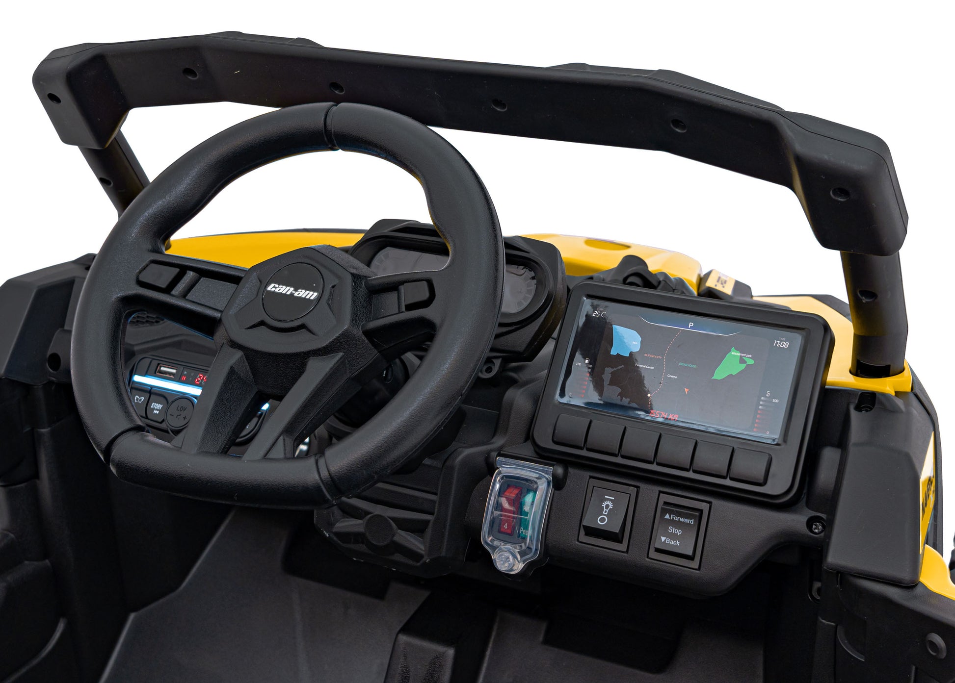 Buggy na akumulator ATV CAN-AM Maverick 4×4 – žuti