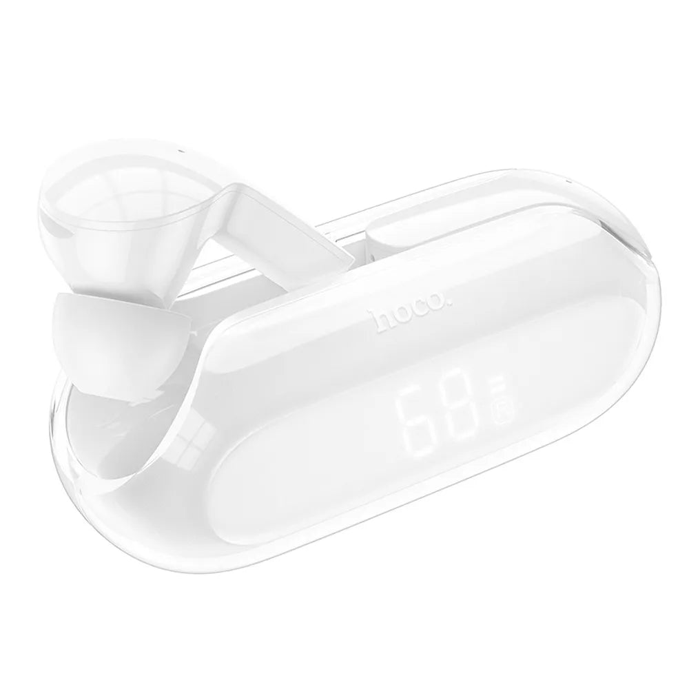 HOCO bezdrátová / bluetooth stereo sluchátka TWS Bright true ENC EW39 bílá
