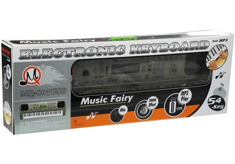 Dječji klavir sa mikrofonom MQ807 Keyboard + USB input