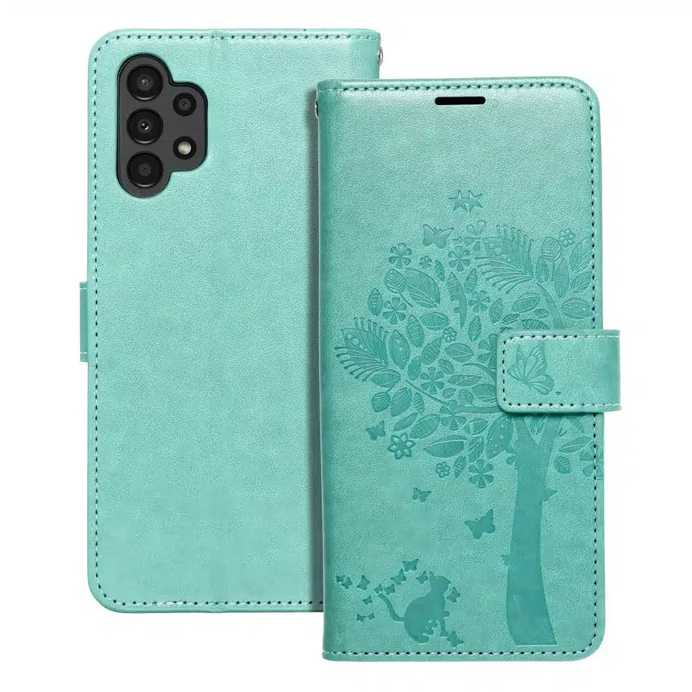 MEZZO Book case za SAMSUNG GALAXY A13 4G tree green