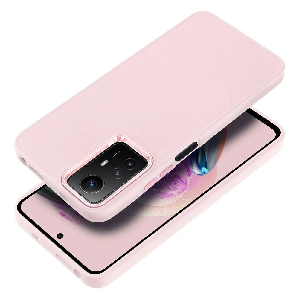 Rámečkové pouzdro pro XIAOMI Redmi NOTE 12S pudrově růžové
