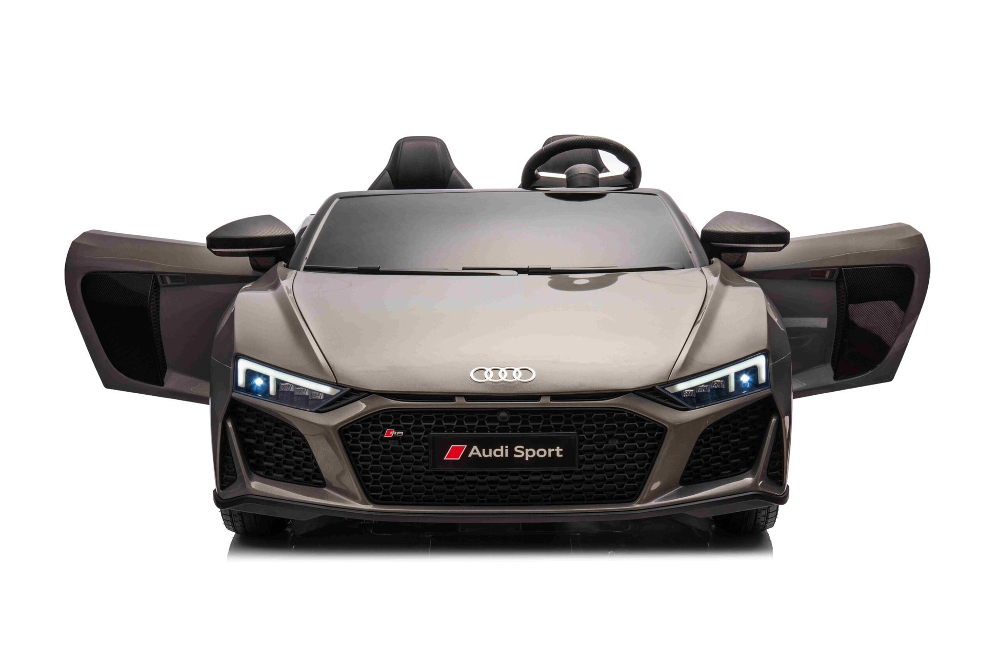 Licencirani auto na akumulator Audi R8 Spyder LIFT - dvosjed - sivi