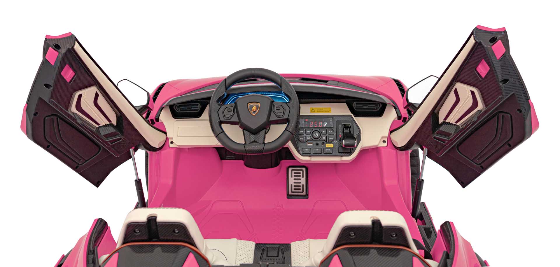 Licencirani auto na akumumulator Lamborghini SIAN 4x100W - dvosjed - rozi
