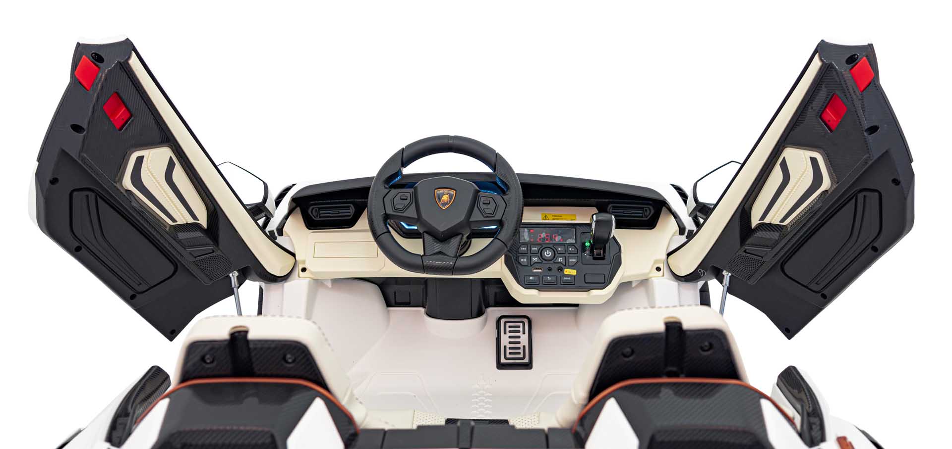 Licencirani auto na akumumulator Lamborghini SIAN 4x100W - dvosjed - bijeli