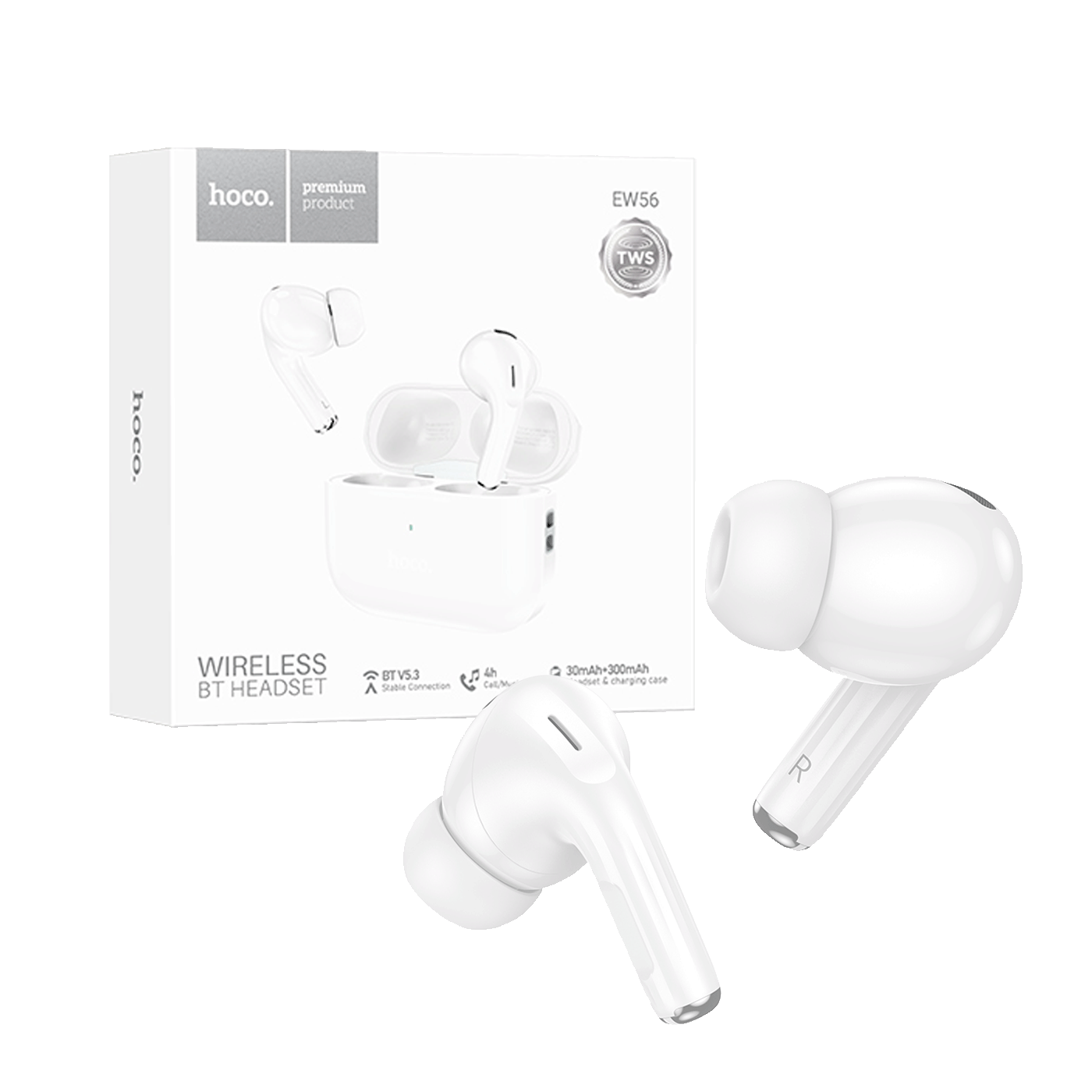 hoco. Slušalice bežične sa kutijicom za punjenje, Bluetooth - EW56 Generoso
