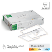 Stropna dekorativna svjetiljka Green Tech 52W, 3CCT + 1 x SPOT GU10