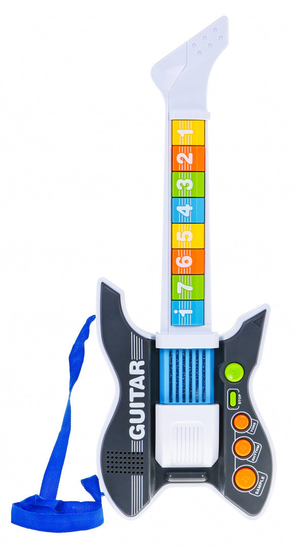Dječja gitara s mikrofonom - šarena