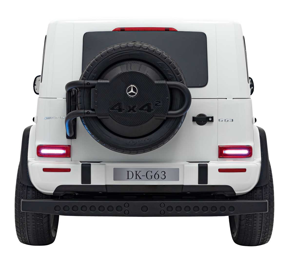 Licencirani auto na akumulator Mercedes Benz G63 AMG XXL 4x4 - dvosjed - bijeli