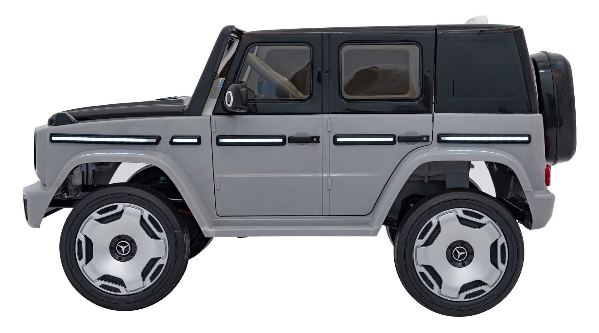 Licencirani auto na akumulator Mercedes Benz EQG 4x4 - srebrni