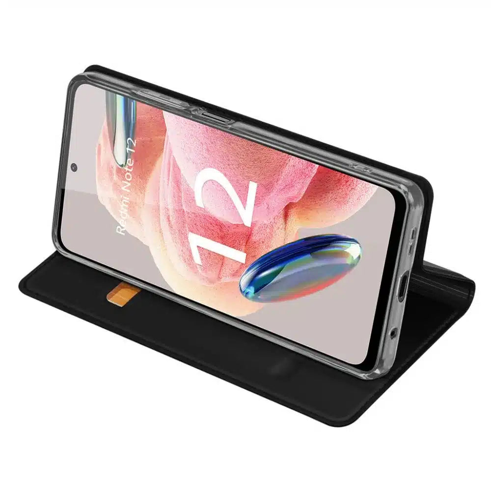 DUX DUCIS Skin Pro – pouzdro s flipem pro Xiaomi Redmi Note 12 4G černé