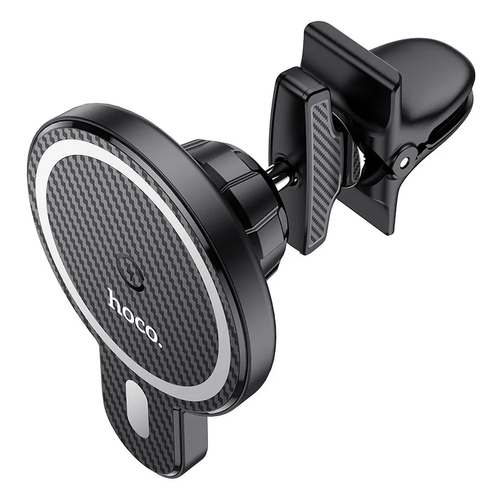 HOCO držák do ventilační mřížky s indukčním nabíjením a podporou MagSafe 15W CA85 černý