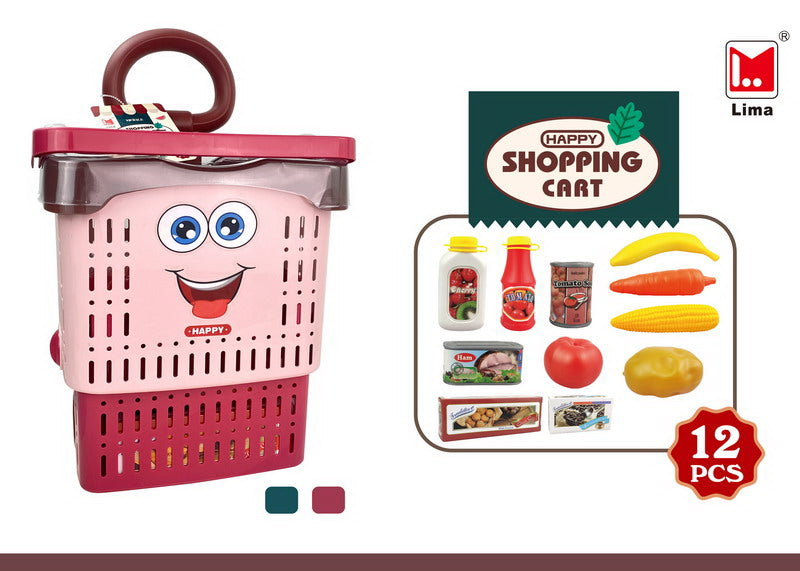 Shopping Cart + Accessories Red