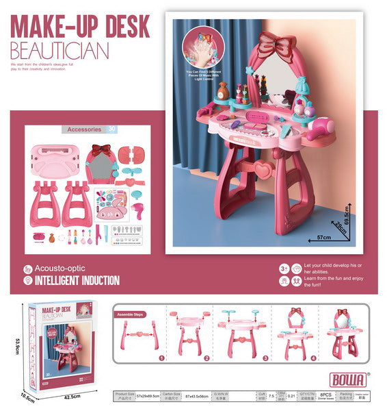 Dressing table for a princess 30 pieces.