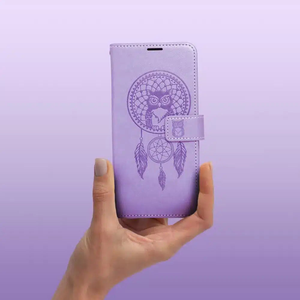 MEZZO Book case preklopna torbica za XIAOMI Redmi Note 12S dream catcher ljubičasta