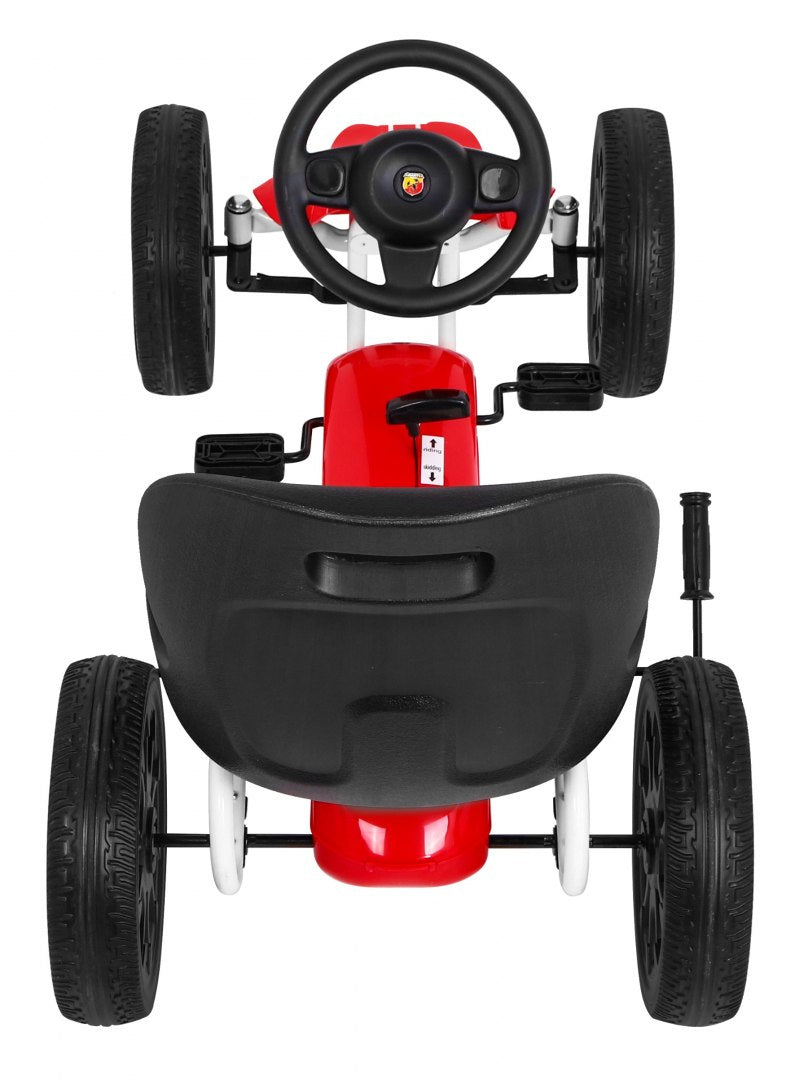 Go-kart na pedale ABARTH - crveni