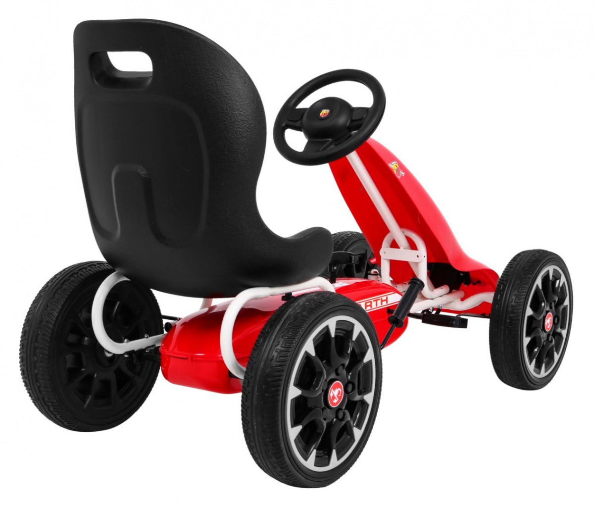 Go-kart na pedale ABARTH - crveni