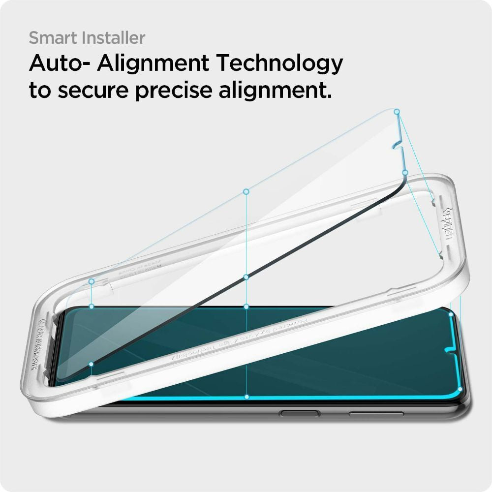 SPIGEN ALM GLAS.TR TVRZENÉ SKLO BALENÍ 2 KUSY PRO SAMSUNG GALAXY A13 4G / LTE ČIRÉ