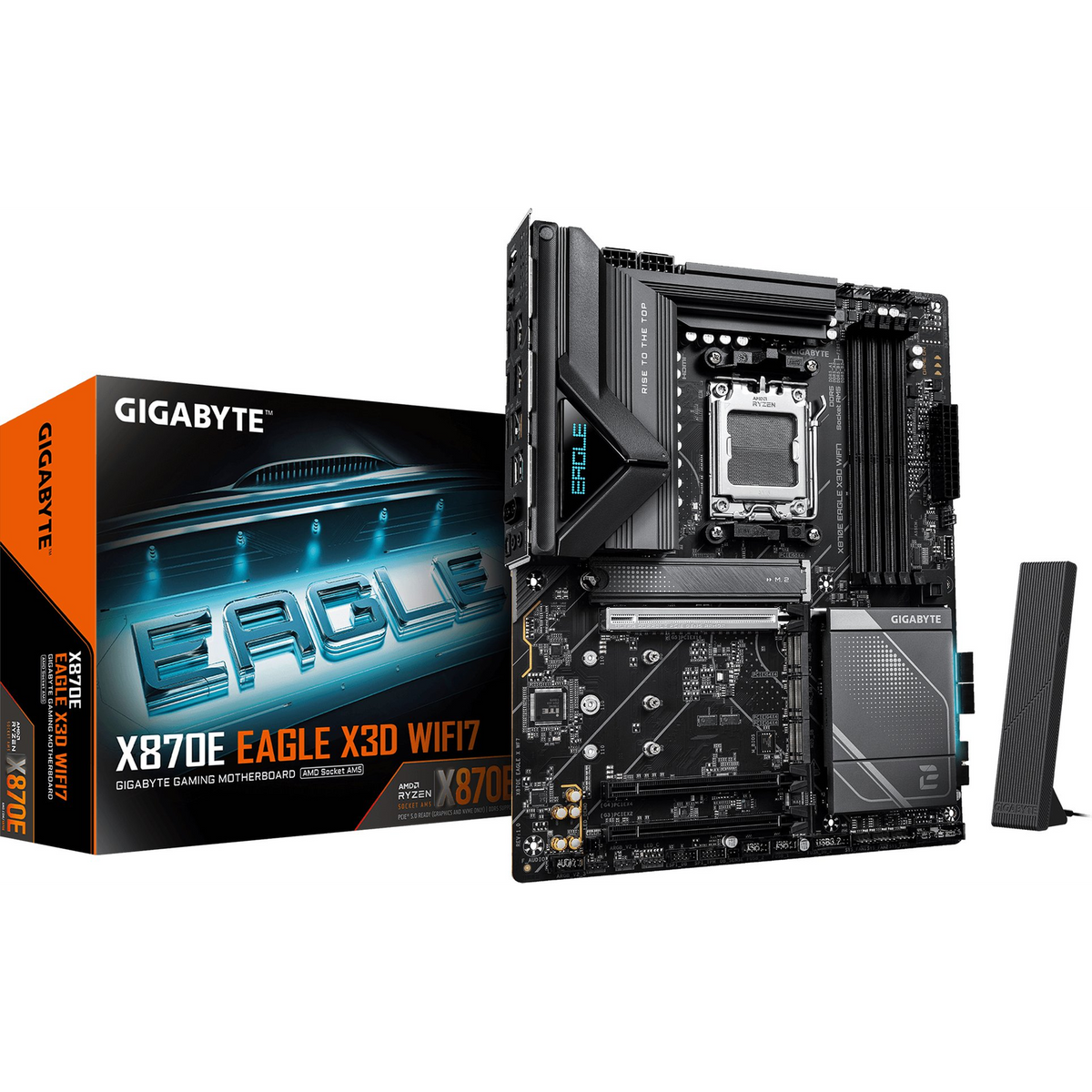 GIGABYTE X870E EAGLE X3D WIFI7 AMD X870E Utor AM5 ATX