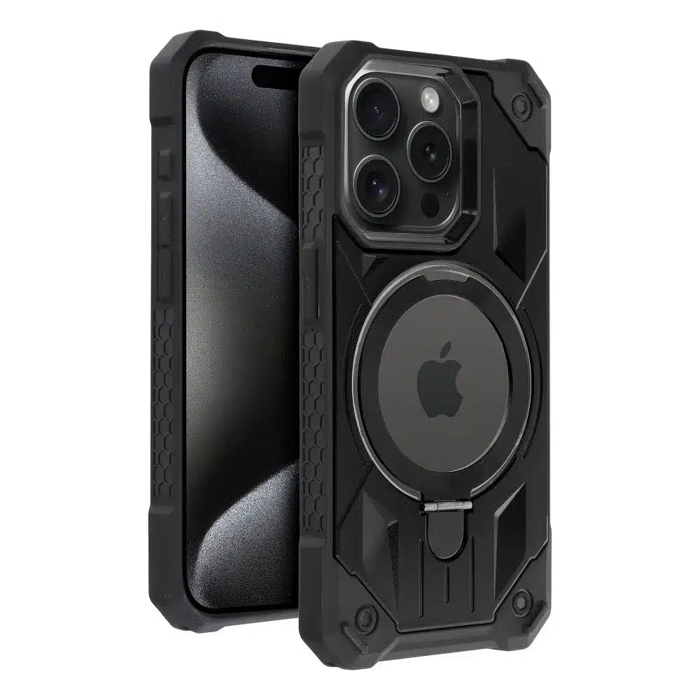Armor Mag Cover maska kompatibilna s MagSafe za iPhone 15 Pro crna