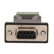 StarTech.com RS422 RS485 Serial DB9 -> Terminal Block Adapter Crno