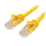 StarTech.com 45PAT2MYL kabel za umrežavanje Žuto 2 m Cat5e U/UTP (UTP)