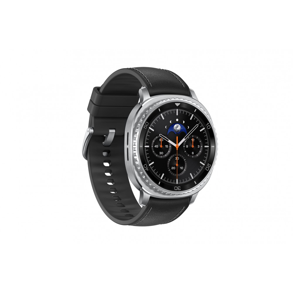 Samsung Galaxy Watch 8 Classic 3,3 cm (1.3") AMOLED 46 mm Digitalno 438 x 438 pikseli Ekran osjetljiv na dodir 4G Srebro Wi-Fi GPS