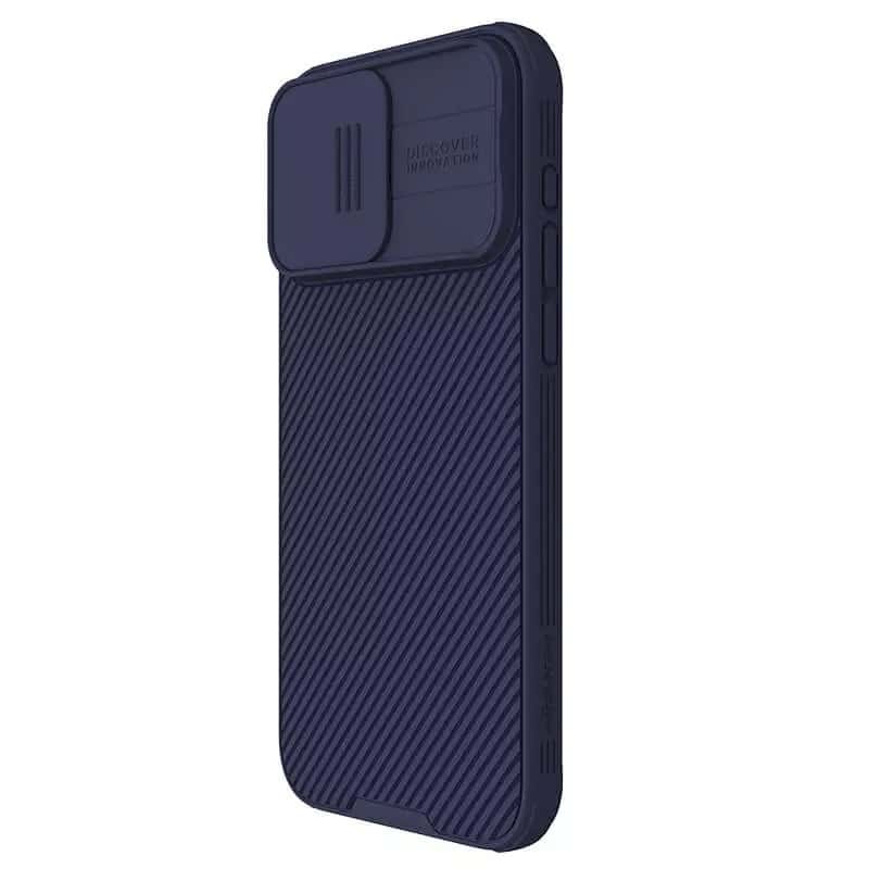NILLKIN CAMSHIELD PRO PC+TPU POUZDRO PRO IPHONE 15 PRO tmavě fialové