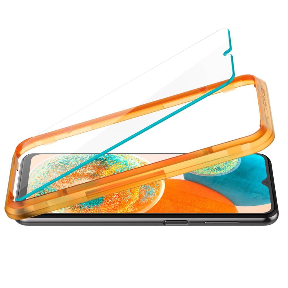 SPIGEN ALM GLAS.TR TVRZENÉ SKLO 2-KS PRO SAMSUNG GALAXY A23 5G / LTE (AGL05279) ČIRÉ