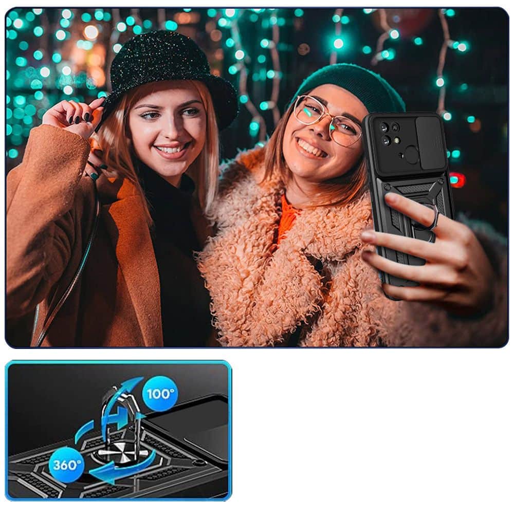 TECH-PROTECT CAMSHIELD PRO OCHRANNÝ KRYT PRO XIAOMI REDMI 10C ČERNÝ