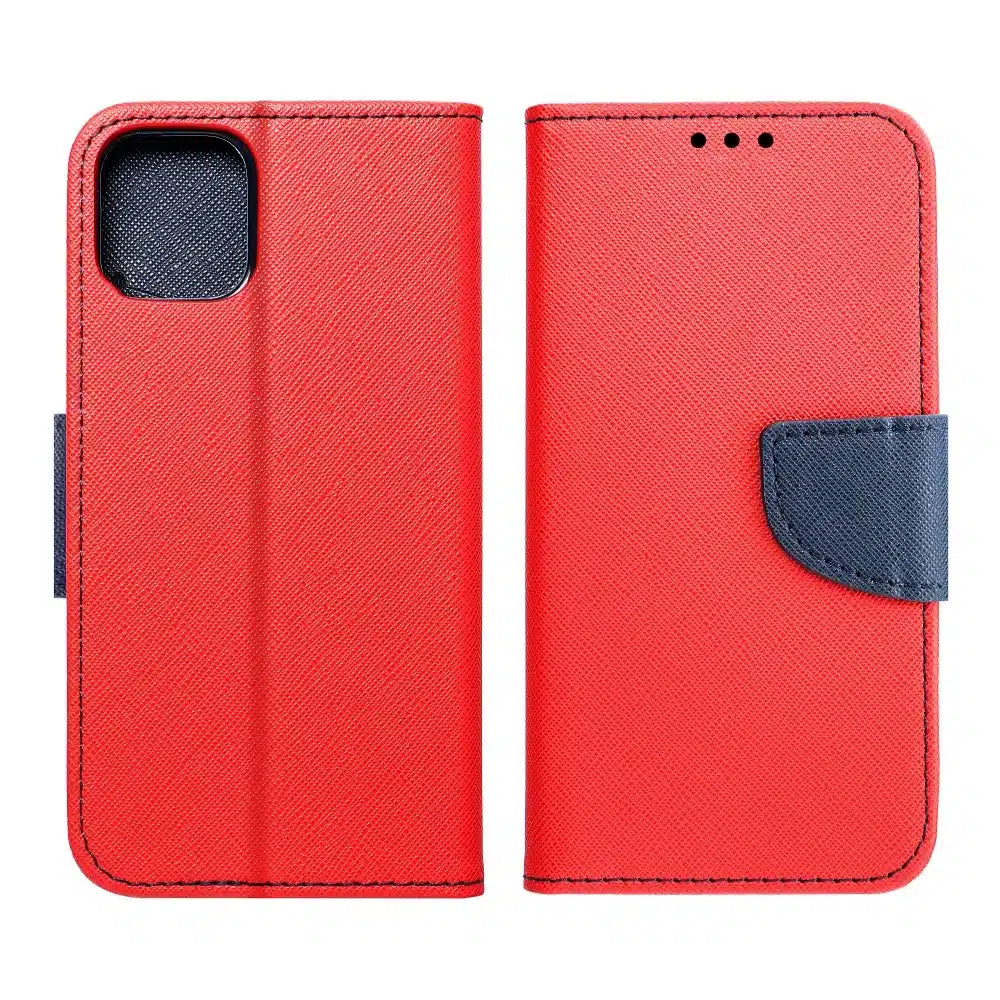 Fancy Book pouzdro pro MOTOROLA MOTO G14 červené / tmavě modré